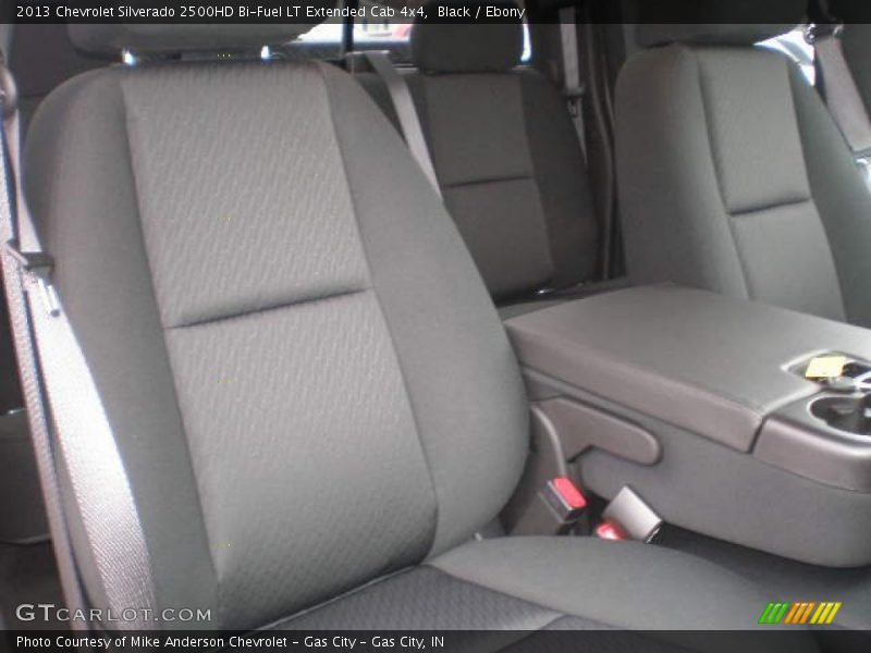  2013 Silverado 2500HD Bi-Fuel LT Extended Cab 4x4 Ebony Interior