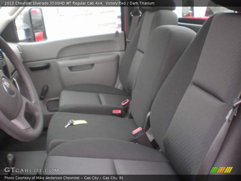 Victory Red / Dark Titanium 2013 Chevrolet Silverado 3500HD WT Regular Cab 4x4