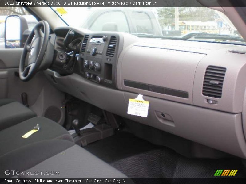 Victory Red / Dark Titanium 2013 Chevrolet Silverado 3500HD WT Regular Cab 4x4