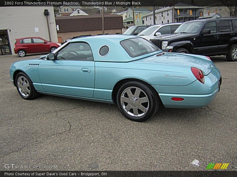 Thunderbird Blue / Midnight Black 2002 Ford Thunderbird Premium Roadster