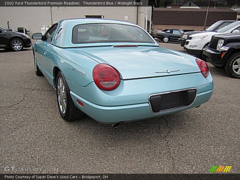 Thunderbird Blue / Midnight Black 2002 Ford Thunderbird Premium Roadster