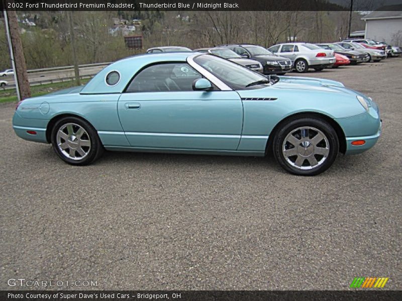 Thunderbird Blue / Midnight Black 2002 Ford Thunderbird Premium Roadster