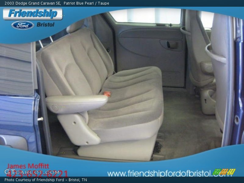 Patriot Blue Pearl / Taupe 2003 Dodge Grand Caravan SE