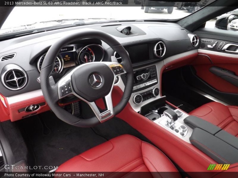 AMG Red/Black Interior - 2013 SL 63 AMG Roadster 