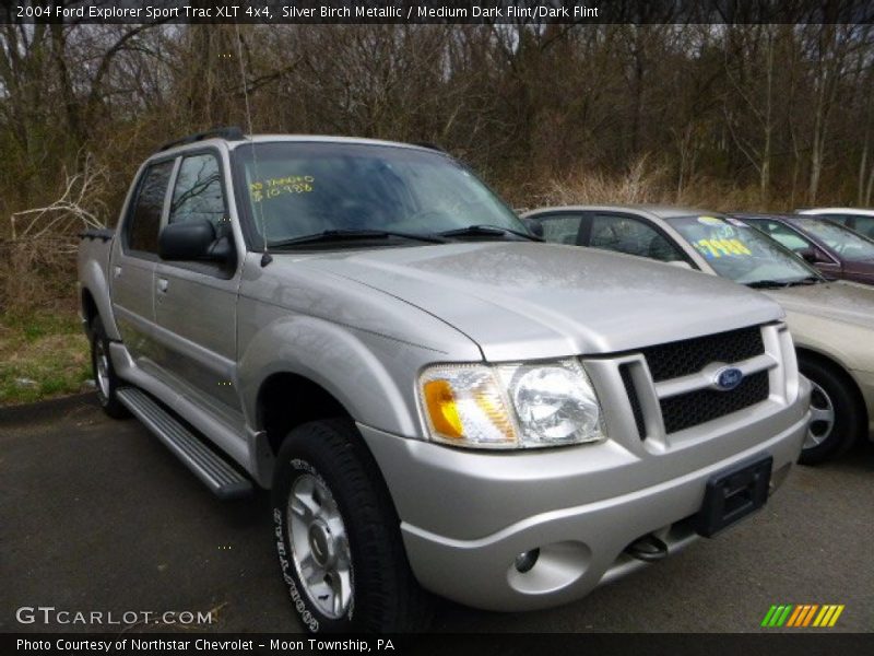 Silver Birch Metallic / Medium Dark Flint/Dark Flint 2004 Ford Explorer Sport Trac XLT 4x4