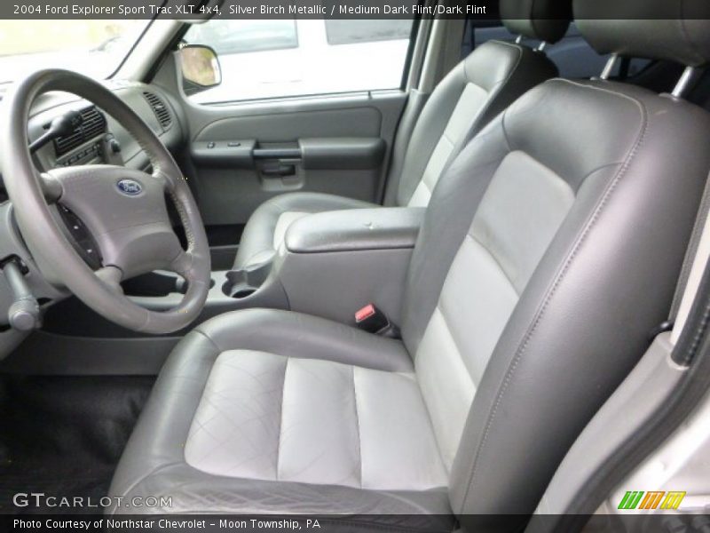 Silver Birch Metallic / Medium Dark Flint/Dark Flint 2004 Ford Explorer Sport Trac XLT 4x4