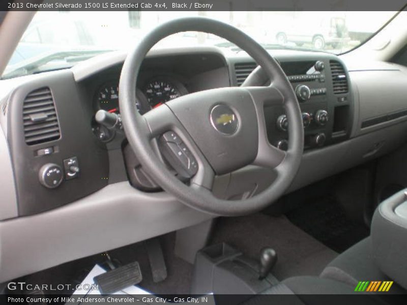 Black / Ebony 2013 Chevrolet Silverado 1500 LS Extended Cab 4x4