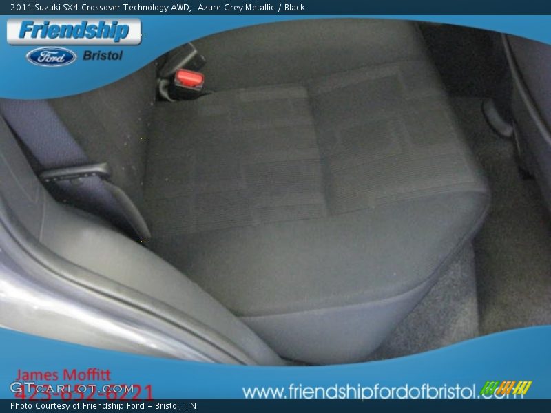 Azure Grey Metallic / Black 2011 Suzuki SX4 Crossover Technology AWD