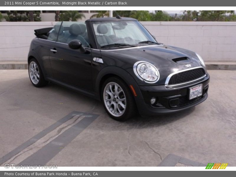 Midnight Black Metallic / Carbon Black 2011 Mini Cooper S Convertible