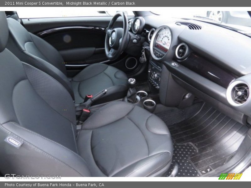 Midnight Black Metallic / Carbon Black 2011 Mini Cooper S Convertible