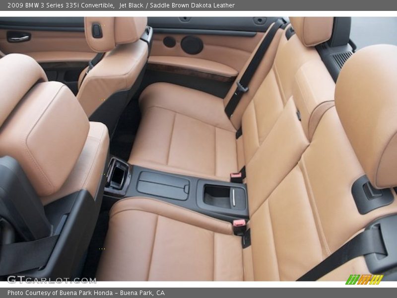 Jet Black / Saddle Brown Dakota Leather 2009 BMW 3 Series 335i Convertible