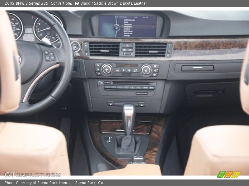 Jet Black / Saddle Brown Dakota Leather 2009 BMW 3 Series 335i Convertible