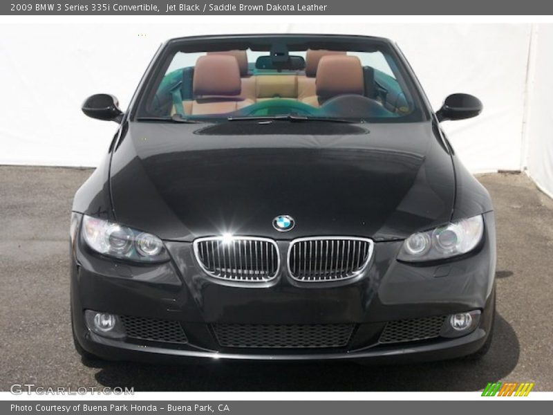 Jet Black / Saddle Brown Dakota Leather 2009 BMW 3 Series 335i Convertible