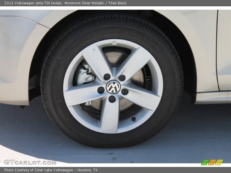 Moonrock Silver Metallic / Titan Black 2013 Volkswagen Jetta TDI Sedan