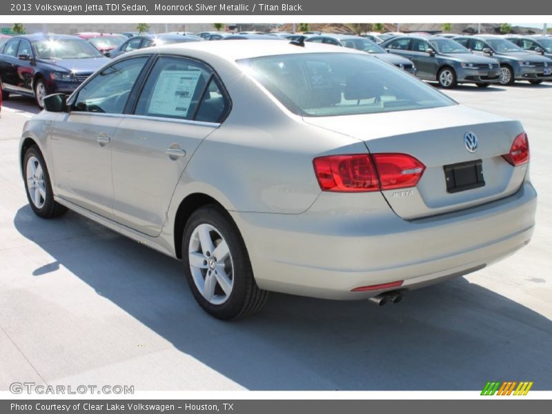 Moonrock Silver Metallic / Titan Black 2013 Volkswagen Jetta TDI Sedan