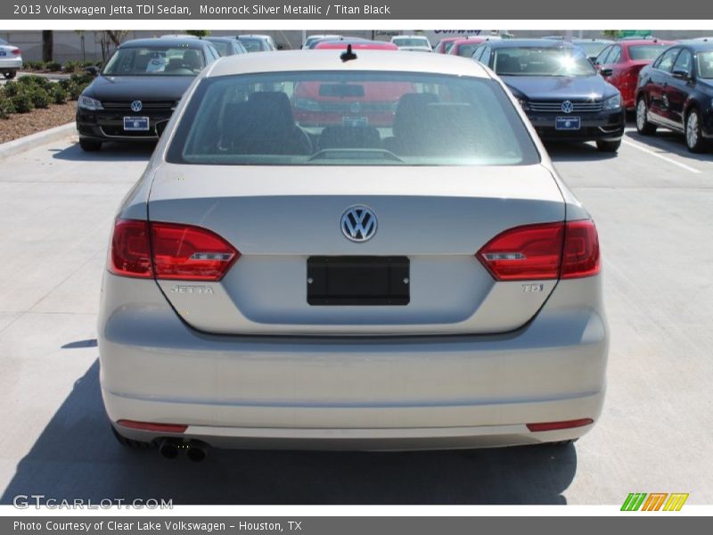 Moonrock Silver Metallic / Titan Black 2013 Volkswagen Jetta TDI Sedan