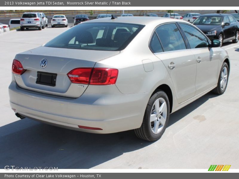 Moonrock Silver Metallic / Titan Black 2013 Volkswagen Jetta TDI Sedan
