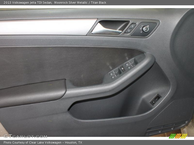Moonrock Silver Metallic / Titan Black 2013 Volkswagen Jetta TDI Sedan