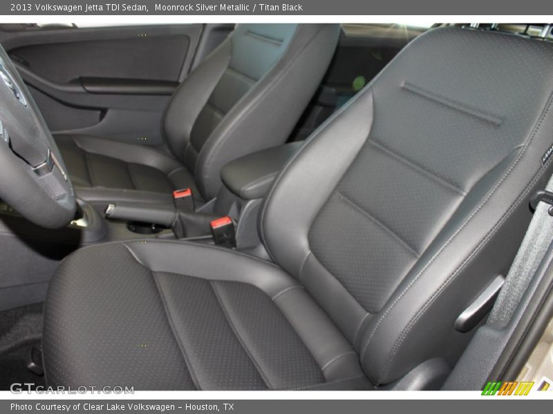 Moonrock Silver Metallic / Titan Black 2013 Volkswagen Jetta TDI Sedan