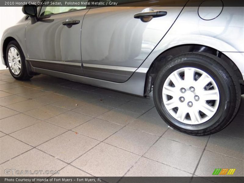 Polished Metal Metallic / Gray 2010 Honda Civic DX-VP Sedan