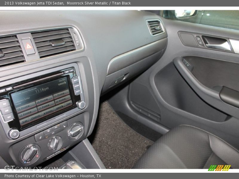 Moonrock Silver Metallic / Titan Black 2013 Volkswagen Jetta TDI Sedan