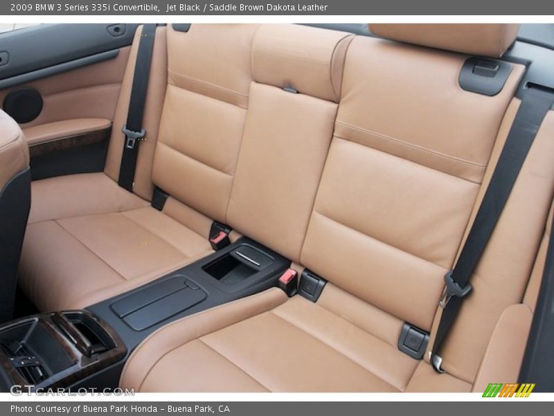 Jet Black / Saddle Brown Dakota Leather 2009 BMW 3 Series 335i Convertible