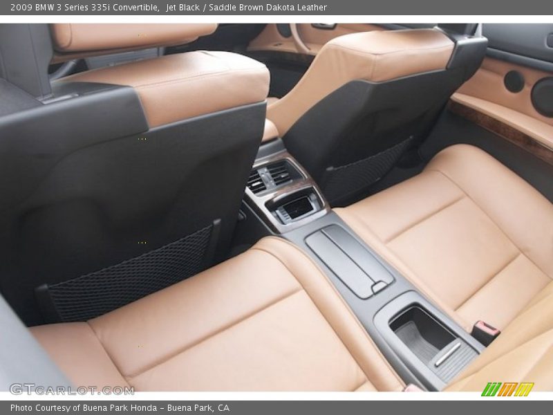 Jet Black / Saddle Brown Dakota Leather 2009 BMW 3 Series 335i Convertible