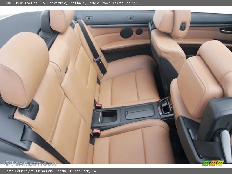 Jet Black / Saddle Brown Dakota Leather 2009 BMW 3 Series 335i Convertible