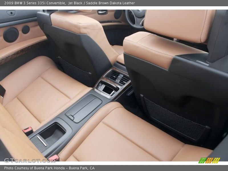 Jet Black / Saddle Brown Dakota Leather 2009 BMW 3 Series 335i Convertible