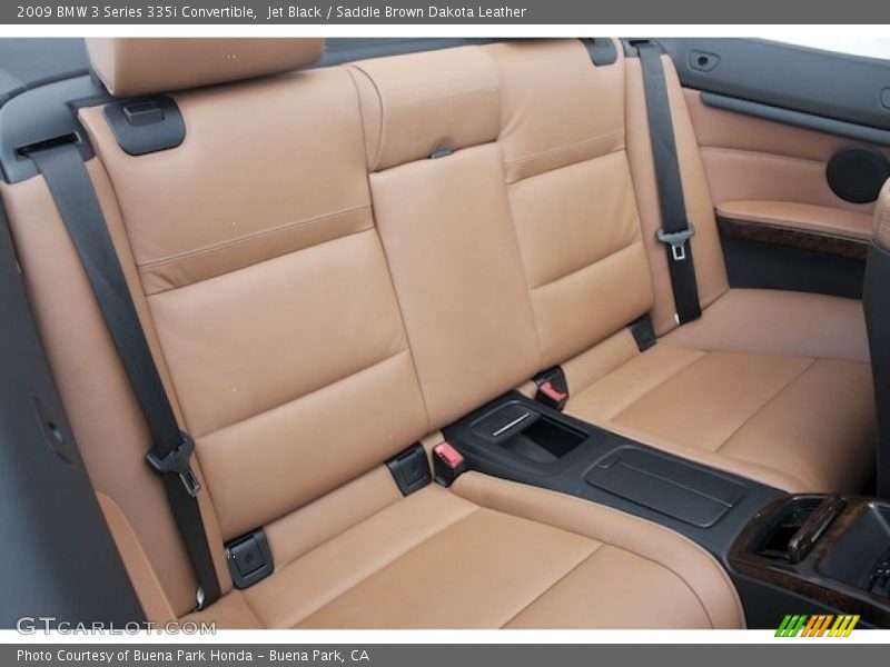 Jet Black / Saddle Brown Dakota Leather 2009 BMW 3 Series 335i Convertible