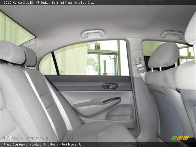 Polished Metal Metallic / Gray 2010 Honda Civic DX-VP Sedan