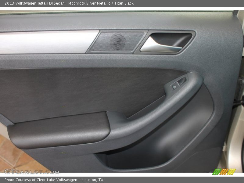 Moonrock Silver Metallic / Titan Black 2013 Volkswagen Jetta TDI Sedan