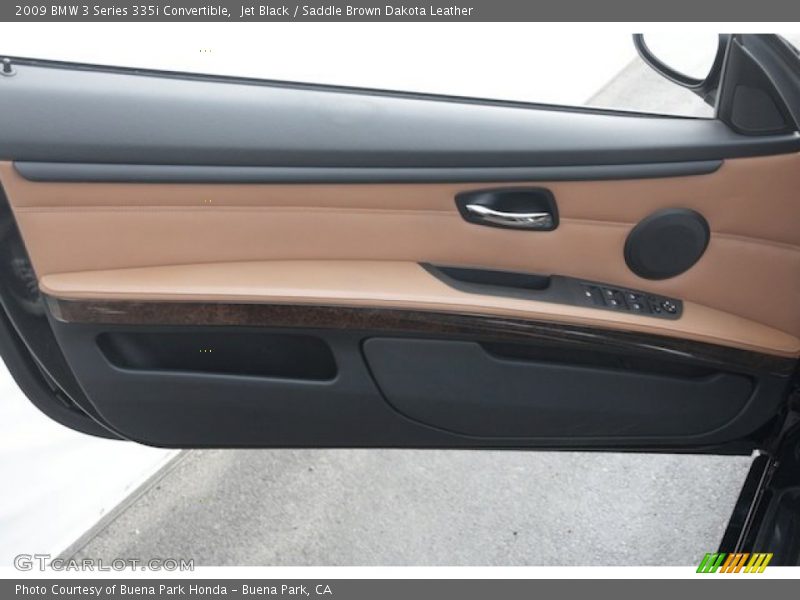 Jet Black / Saddle Brown Dakota Leather 2009 BMW 3 Series 335i Convertible