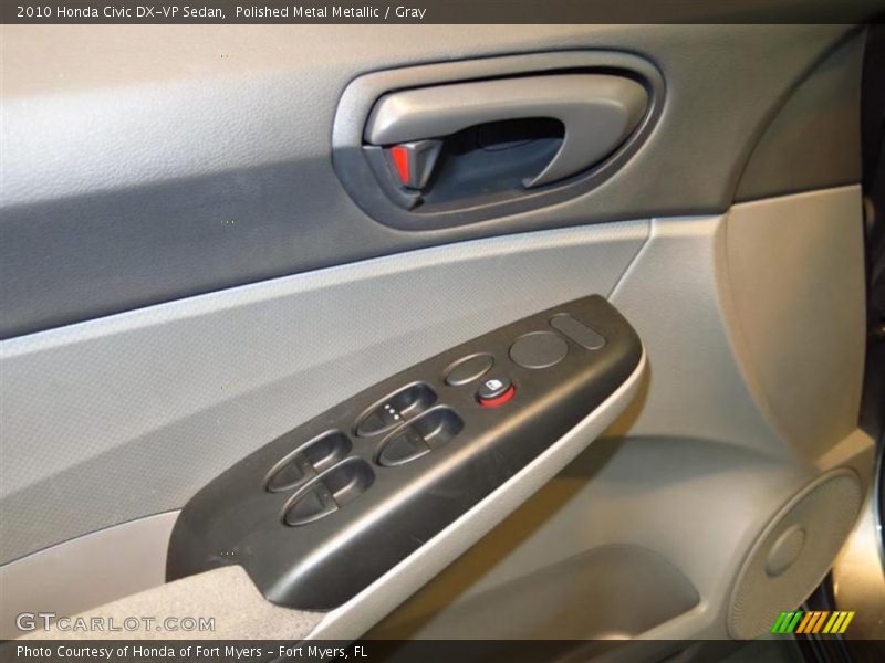 Polished Metal Metallic / Gray 2010 Honda Civic DX-VP Sedan