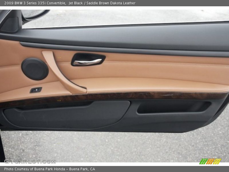 Jet Black / Saddle Brown Dakota Leather 2009 BMW 3 Series 335i Convertible