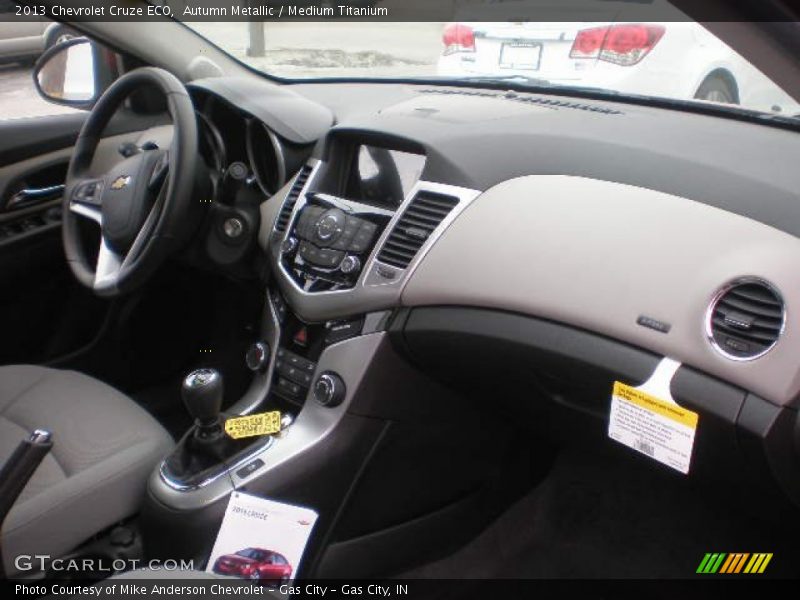 Dashboard of 2013 Cruze ECO