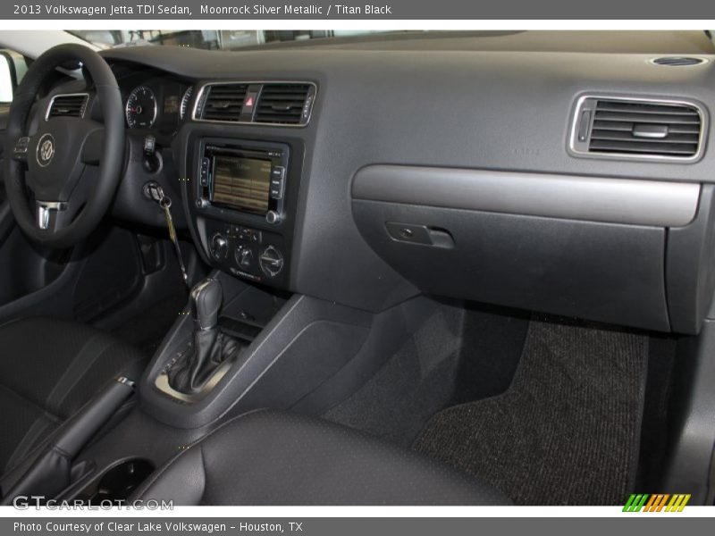 Moonrock Silver Metallic / Titan Black 2013 Volkswagen Jetta TDI Sedan
