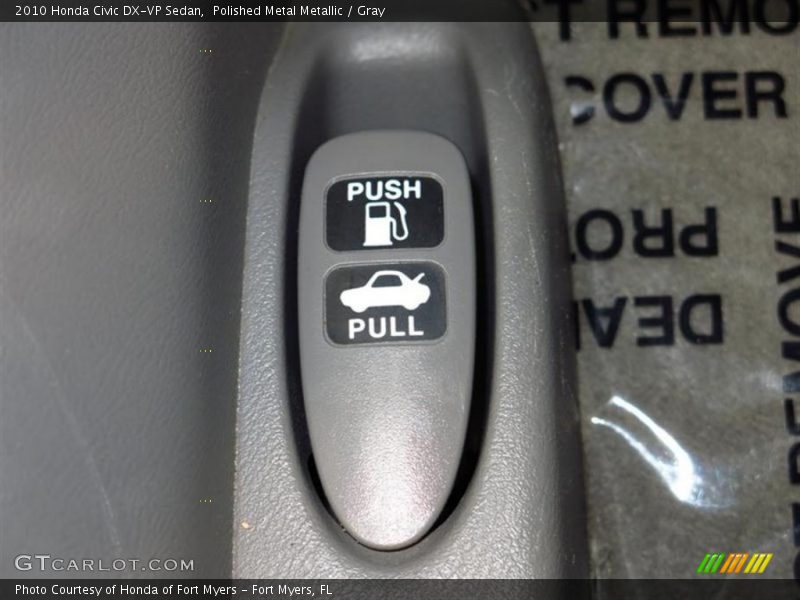 Polished Metal Metallic / Gray 2010 Honda Civic DX-VP Sedan