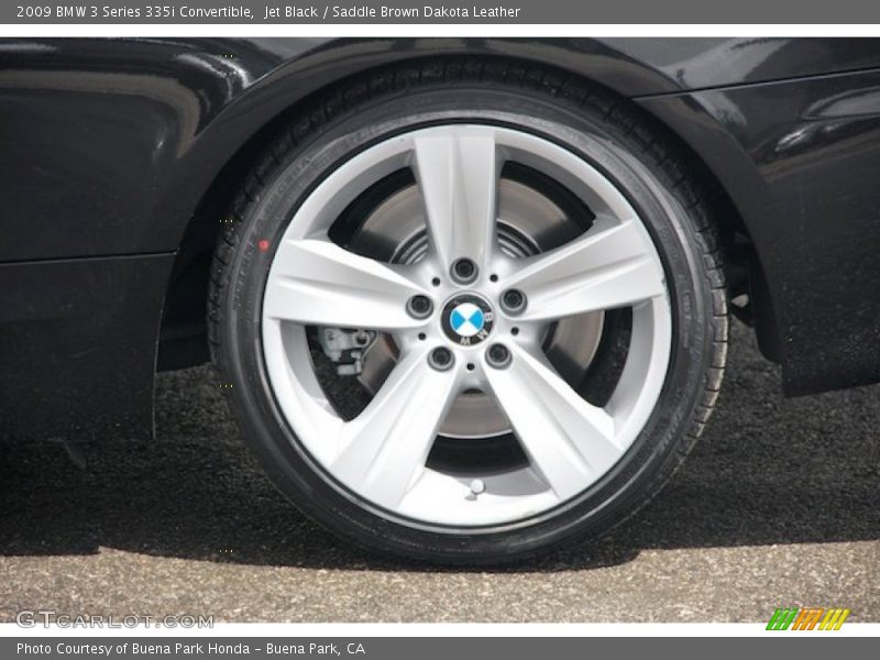 Jet Black / Saddle Brown Dakota Leather 2009 BMW 3 Series 335i Convertible