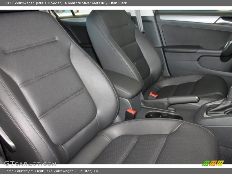 Moonrock Silver Metallic / Titan Black 2013 Volkswagen Jetta TDI Sedan