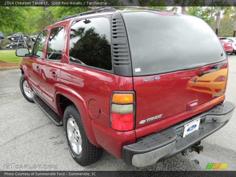 Sport Red Metallic / Tan/Neutral 2004 Chevrolet Tahoe LT