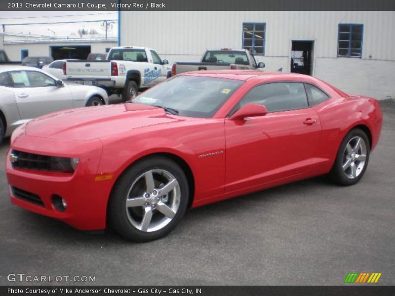 Victory Red / Black 2013 Chevrolet Camaro LT Coupe