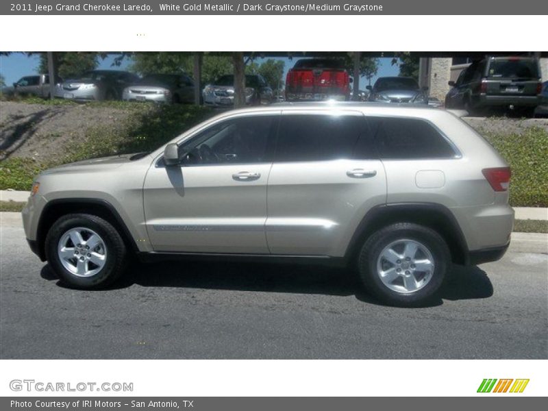 White Gold Metallic / Dark Graystone/Medium Graystone 2011 Jeep Grand Cherokee Laredo