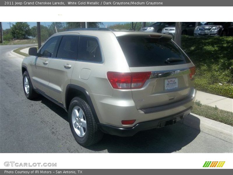 White Gold Metallic / Dark Graystone/Medium Graystone 2011 Jeep Grand Cherokee Laredo