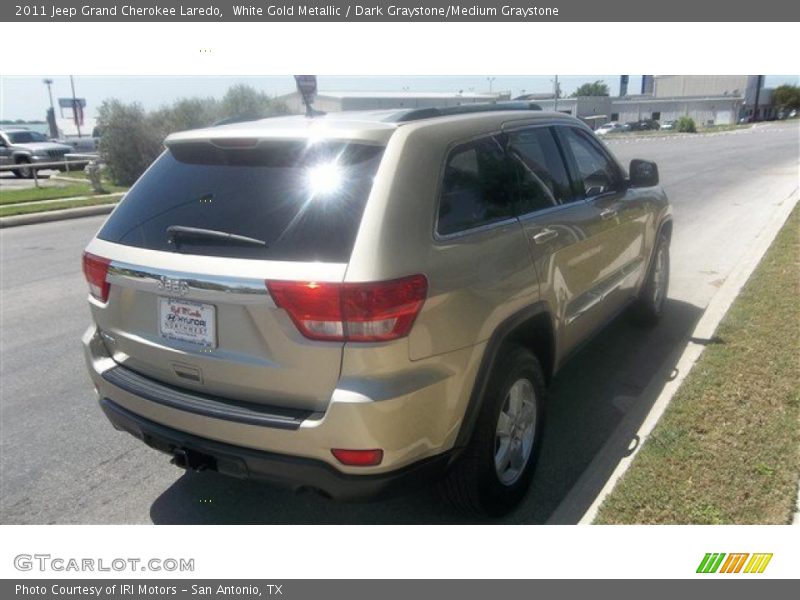 White Gold Metallic / Dark Graystone/Medium Graystone 2011 Jeep Grand Cherokee Laredo