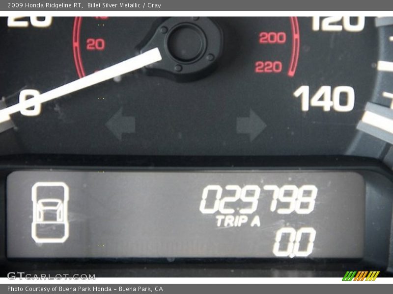 Billet Silver Metallic / Gray 2009 Honda Ridgeline RT
