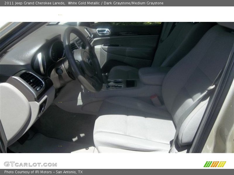 White Gold Metallic / Dark Graystone/Medium Graystone 2011 Jeep Grand Cherokee Laredo