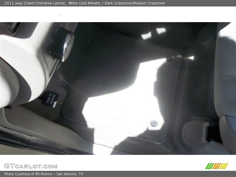 White Gold Metallic / Dark Graystone/Medium Graystone 2011 Jeep Grand Cherokee Laredo