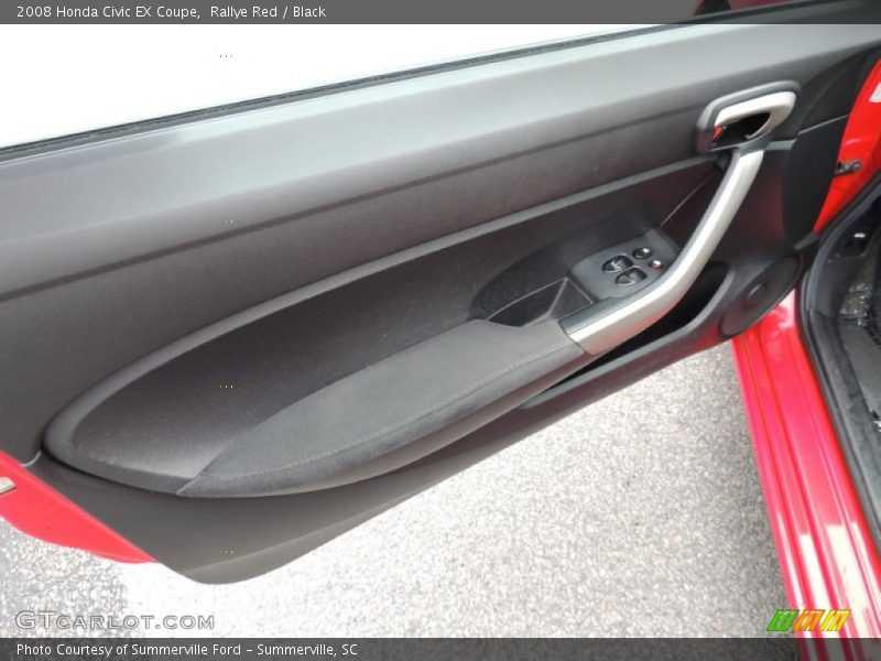 Rallye Red / Black 2008 Honda Civic EX Coupe