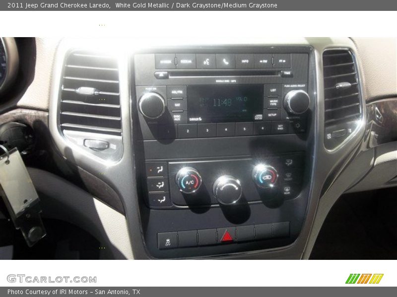 White Gold Metallic / Dark Graystone/Medium Graystone 2011 Jeep Grand Cherokee Laredo